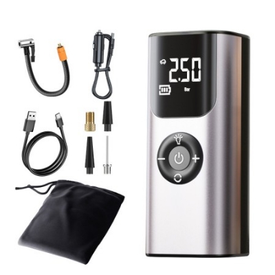 Picture of Electric Portable Car Tire Inflator Pump Air Pump For Motor Car Bike Tire Balls