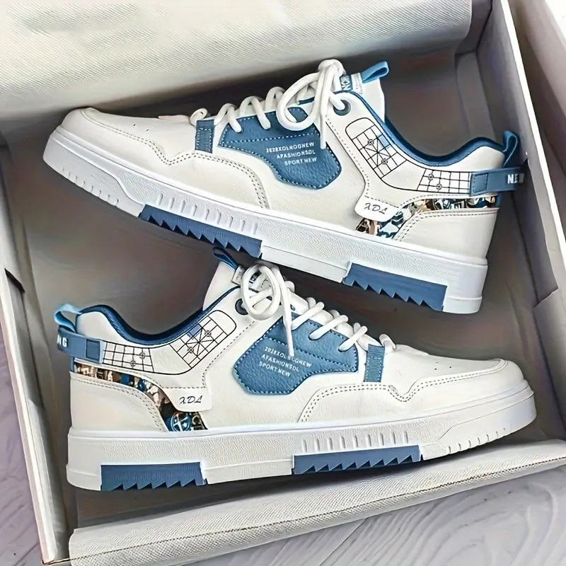 Picture of Comfortable-Casual-Lace-up-Sneakers_white