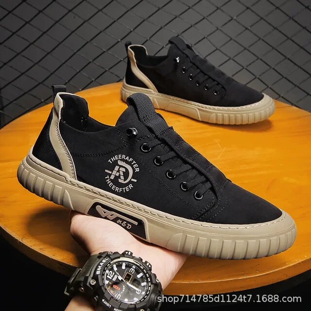 Picture of Sporty-Slip-On-Lazy-Breathable-Canvas