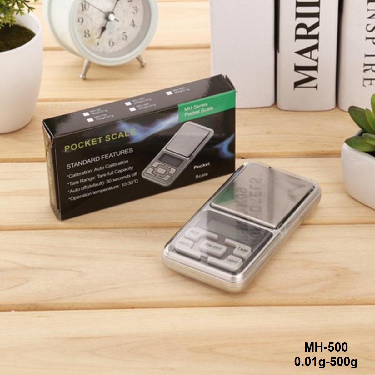 Picture of Digital Pocket Scale mini 500g*0.1g LCD Display with Backlight Jewelry Weighing Scale unit: g/oz/ct/t