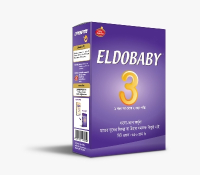 Picture of Eldobaby 3 Bib Follow-Up Formula After 12 months 350 gm
