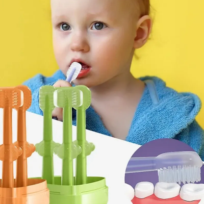 Picture of Baby Teeth Oral Care Silicone Toothbrush Set
