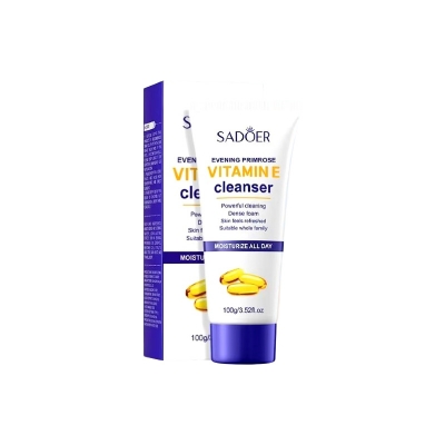 Picture of SADOER Evening Primrose Vitamin E Moisturizing Deep Cleansing Face Cleanser- 100g