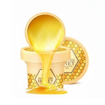 Picture of LAIKOU 120g Milk Honey Hand Msk Whitning Moisturizing Repair Exfoliating Calluses Hand Wax Filming Anti-Aging Hand Cream