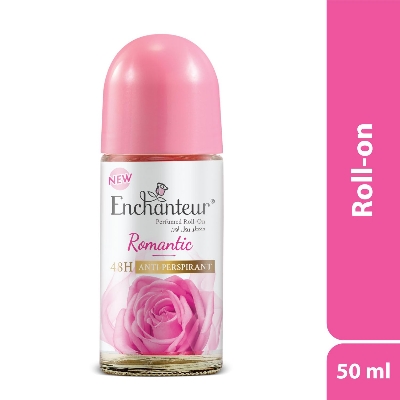 Picture of Enchanteur Romantic Anti-Perspirant Deodorant Roll-On For Women 50ml | 48-Hours Long Odour Protection| Soothing Floral French Fragrance| Quick Drying & Non-Sticky|