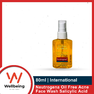 Picture of Neutrogena Oil Free Acne Face Wash 80 Ml Daily Cleaner for Problem Skin Removes Excess Oil Controls Breakouts