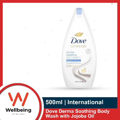 Picture of Dove Derma Soothing Body Wash with Jojoba Oil 500ml | International