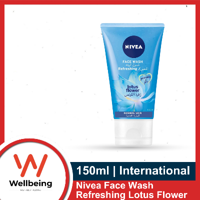 Picture of Nivea Face Wash Refreshing Lotus Flower 150ml Facial Cleanser for Normal Skin