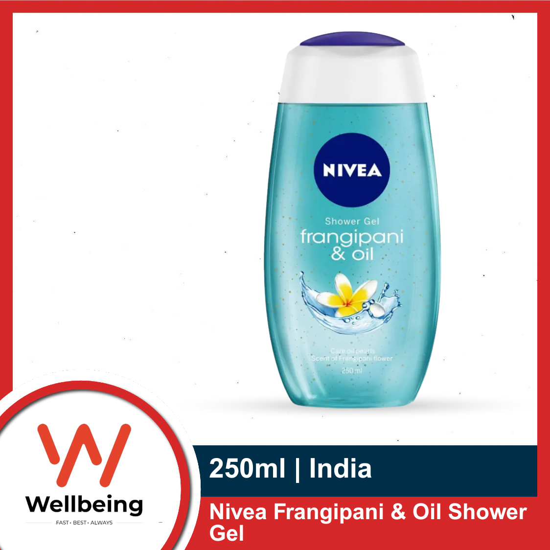 Picture of Nivea Frangipani & Oil Shower Gel 250ml | India