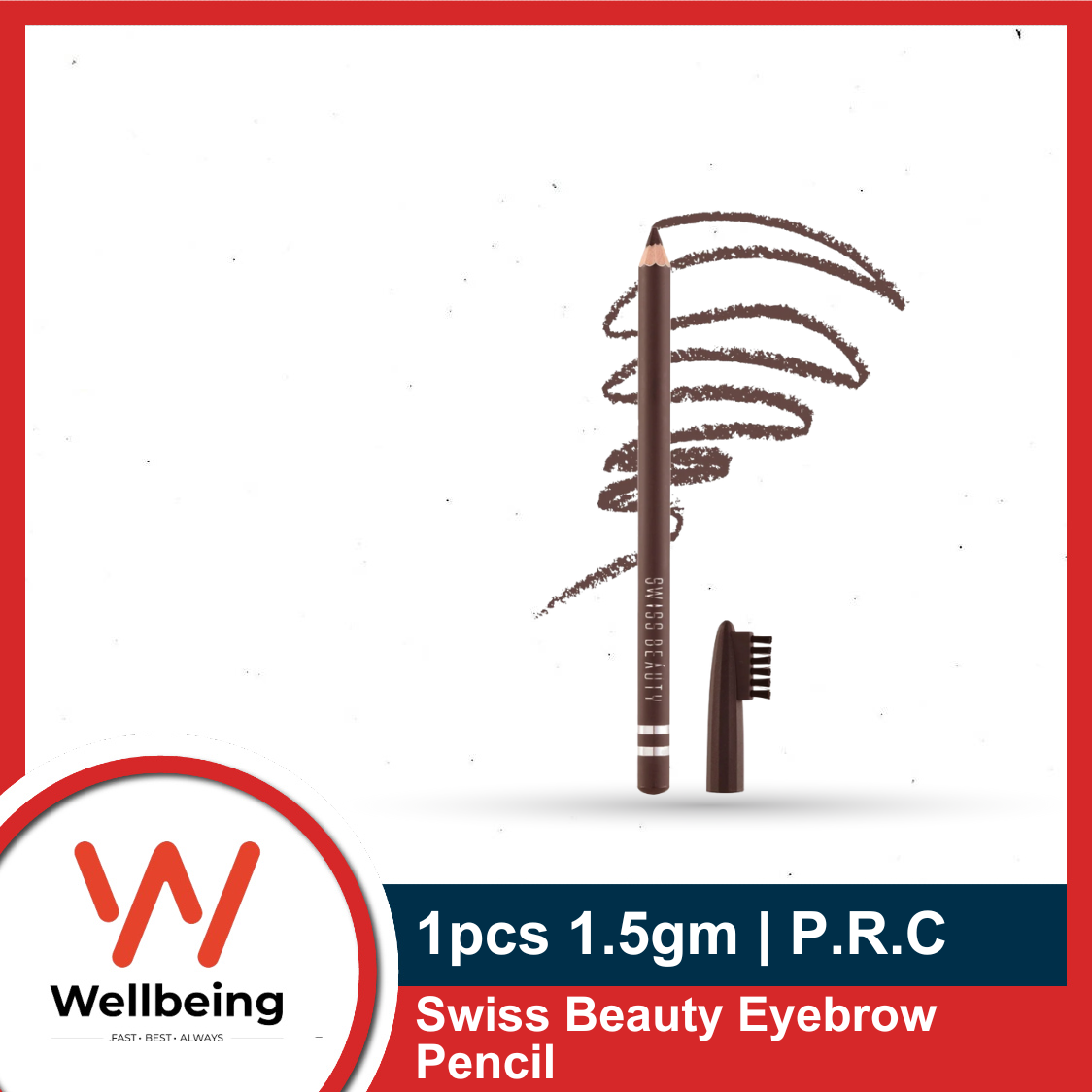 Picture of Swiss Beauty Eyebrow Pencil 1pcs 1.5gm
