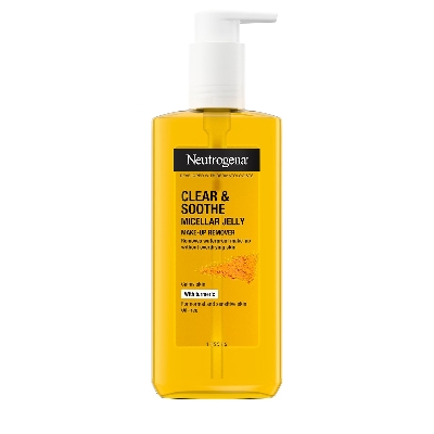 Picture of Neutrogena Clear & Soothe Micellar Jelly Make-Up Remover 200ml | Made in Greece
