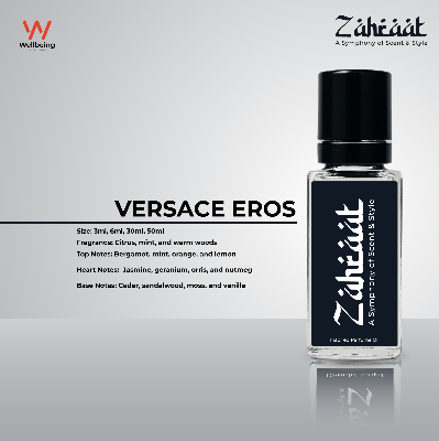 Picture of Zahraat Versacce Erose Attar/Ator 3ml Long Lasting Halal Perfume Oil