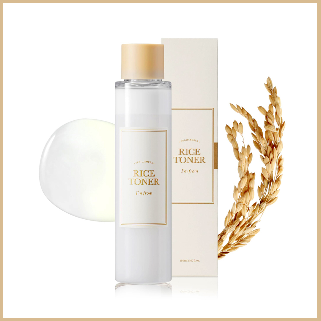 Picture of I'm from Rice Toner 150ml | 77.78% Rice Extract from Korea, Glow Essence with Niacinamide, Hydrating for Dry Skin, Vegan, Alcohol Free, Fragrance Free, Peta Approved
