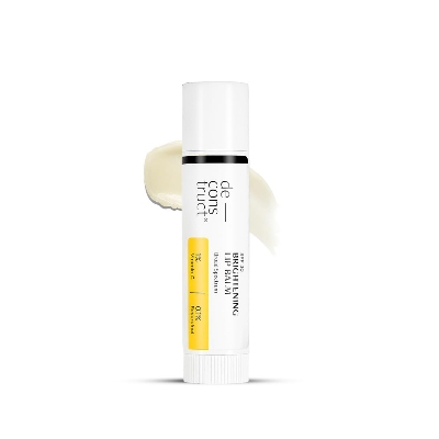 Picture of Deconstruct Brightening Lip Balm with SPF 30 4gm | Vitamin C & Resorcinol | Moisturizes & Brightens Pigmented Lips | Murumuru Butter for Dry Lips | Lip Balm for Men & Women| INDIA