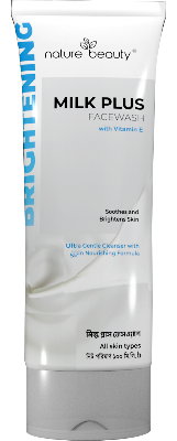 Picture of Nature Beauty Milk Plus Face Wash with Vitamin E 100ml
