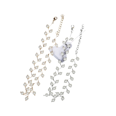 Picture of Pearl clavicle chain female Choker neck with simple short section chain female neck jewelry collar necklace - Chain - Necklace For Girls