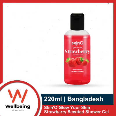 Picture of Skin'O Glow Your Skin Strawberry Scented Shower Gel 220ml | Made in Bangladesh