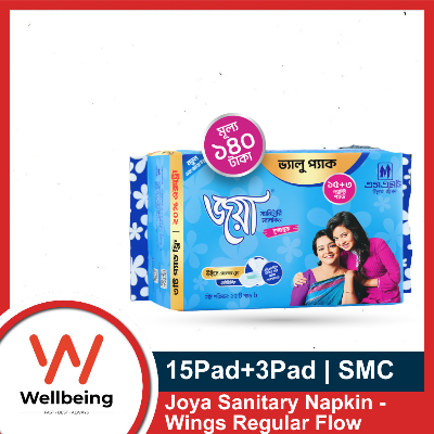 Picture of Joya Sanitary Napkin - Wings Regular Flow - 15 Pads Pack+3Pack Free - Panty/Wings System