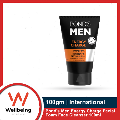 Picture of Pond's Men Energy Charge Facial Foam Face Cleanser 100ml | Indonesia