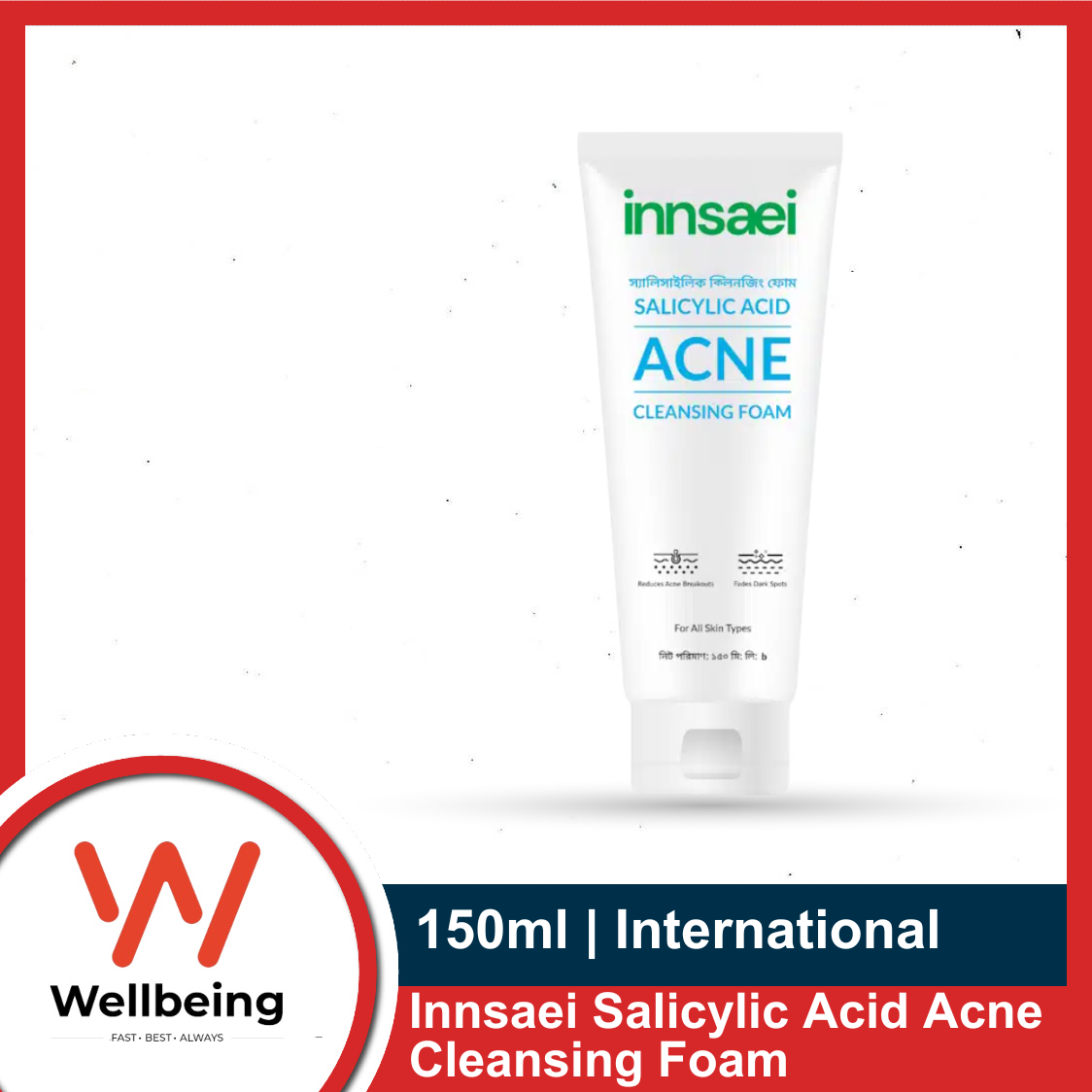 Picture of Innsaei Salicylic Acid Acne Cleansing Foam 150ml