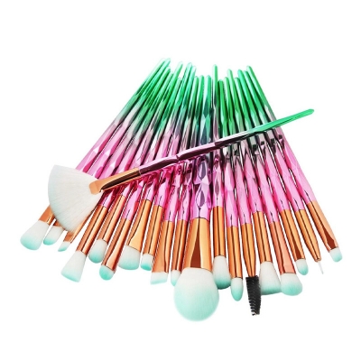 Picture of 20Pcs Makeup Brushes Set Beauty Make Up Tool Cosmetic Powder Foundation Blending Eye Shadow Eyebrow Eyelash Brush - Makeup Brush Set