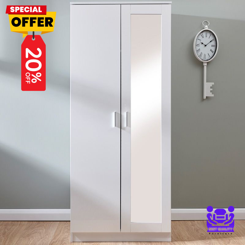 Picture of Progressive - Bedroom Wardrobe 2 Door With Mirror by Best Quality Furniture - Furniture & Decor - Modern and Trendy- Delights