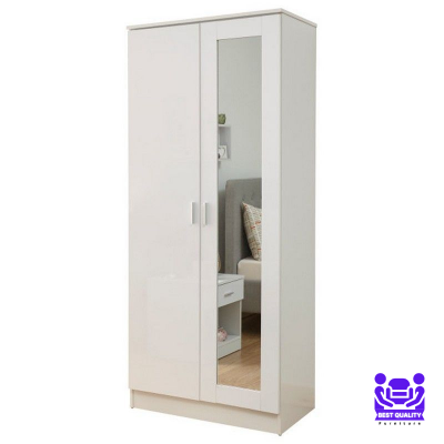 Picture of Progressive - Bedroom Wardrobe 2 Door With Mirror by Best Quality Furniture - Furniture & Decor - Modern and Trendy- Delights