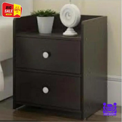 Picture of Progressive - Bed Side Table with Two Large Drawer Size- L16 + W16 + H24 Inch by Best Quality Furniture - Furniture & Decor