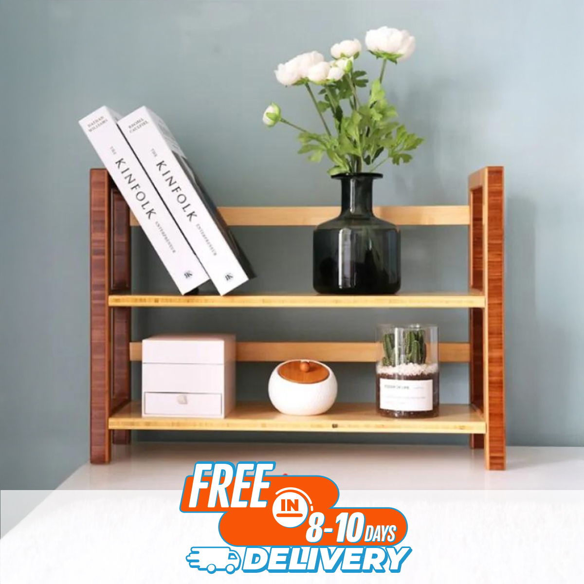 Picture of Modern Office/Home Furniture Storage Bookshelf Bookcase H40cm/ W55cm/ Depth 28cm - Best Quality Furniture - Minimalistic Sophistication