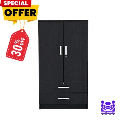 Picture of 2dubble door almira with two extra storge Melamine Laminated Board Cupboard, Premium Quality and Design - Best Quality Furniture