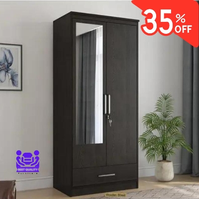 Picture of Highly Vital - Modern Two Doors Almirah with One Side Mirror by Best Quality Furniture - Furniture & Decor - Modern and Trendy