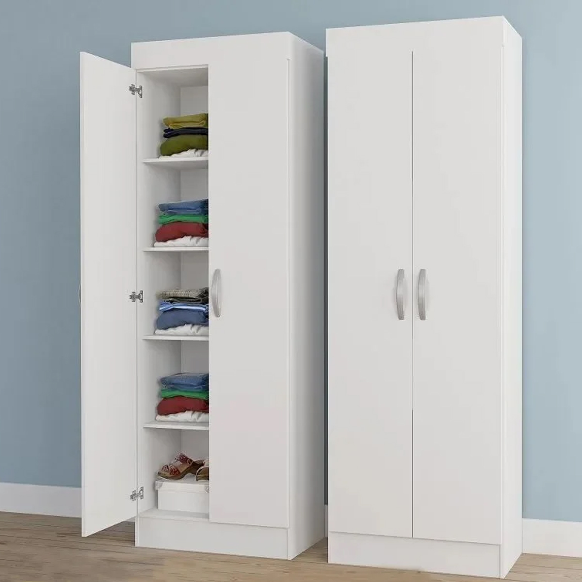 Picture of Exceotional Quality - Modern 2 door cupboards with internal storage shelves - Best Quality Furniture - Innovative Design