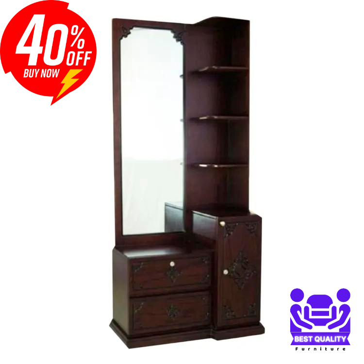 Picture of Newfangled - Modern Dressing Table With Drawers & Shelves by Best Quality Furniture - Furniture & Decor - Modern and Trendy