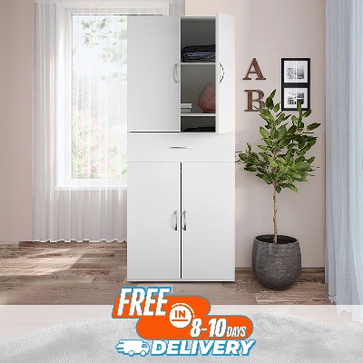 Picture of Unique Design 4 Door Almirah with Locker Drawer/ Bedroom Furniture Wardrobe/ Cloth Storage Cabinet by Best Quality Furniture