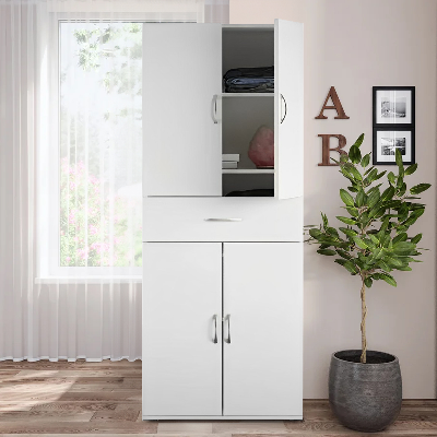 Picture of Unique Design 4 Door Almirah with Locker Drawer/ Bedroom Furniture Wardrobe/ Cloth Storage Cabinet by Best Quality Furniture