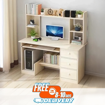 Picture of Modern Study Desk/Computer Table With Drawer - High-Quality Furniture For Home Or Office