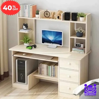 Picture of Modern Study Desk/Computer Table With Drawer - High-Quality Furniture For Home Or Office