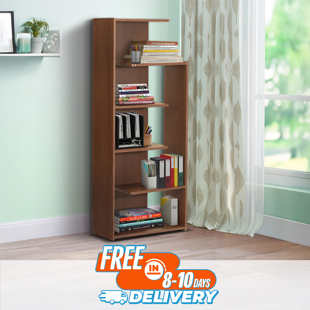 Picture of Refined Taste - Book Shelves Storage | Premium Design | Bedroom Furniture | Reading Room by Best Quality Furniture - Durabilty Assured