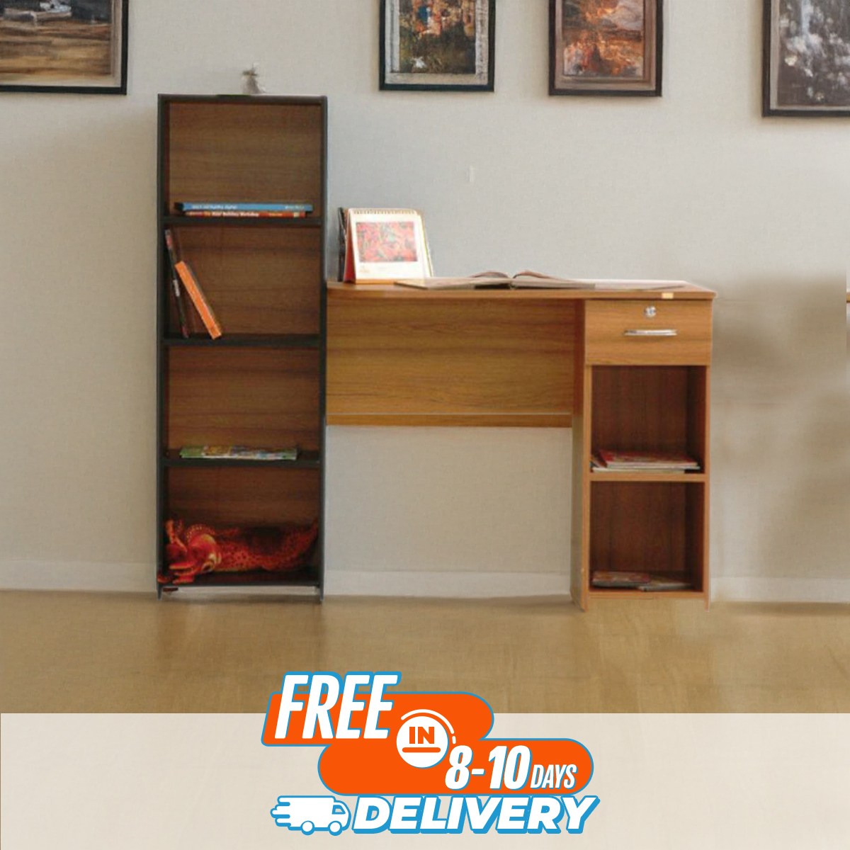 Picture of High Quality Reading Table | Computer Table | Laptop Table | Shelf Storage by Best Quality Furniture - Minimalistic Sophistication