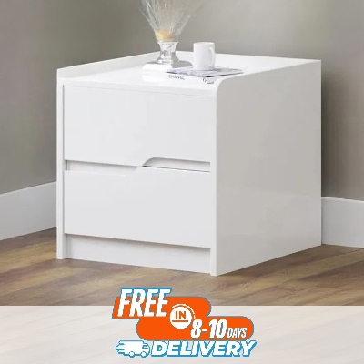 Picture of Newfangled - Best Quality Furniture Terence High Glossy Bed Side Table-Drawer Storage - Furniture & Decor - Modern and Trendy