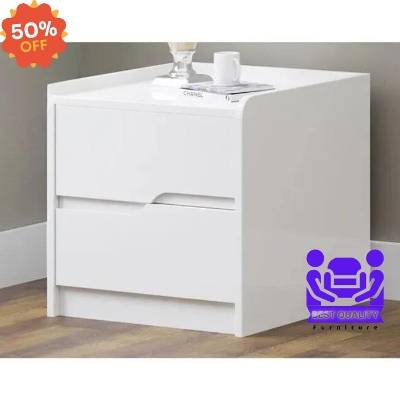 Picture of Newfangled - Best Quality Furniture Terence High Glossy Bed Side Table-Drawer Storage - Furniture & Decor - Modern and Trendy