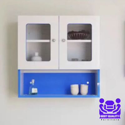 Picture of Premium Quality - Best Quality Furniture Cute Kitchen Storage Cabinet / Crockery Display Unit (Finish Color - White) - Trend and Need full