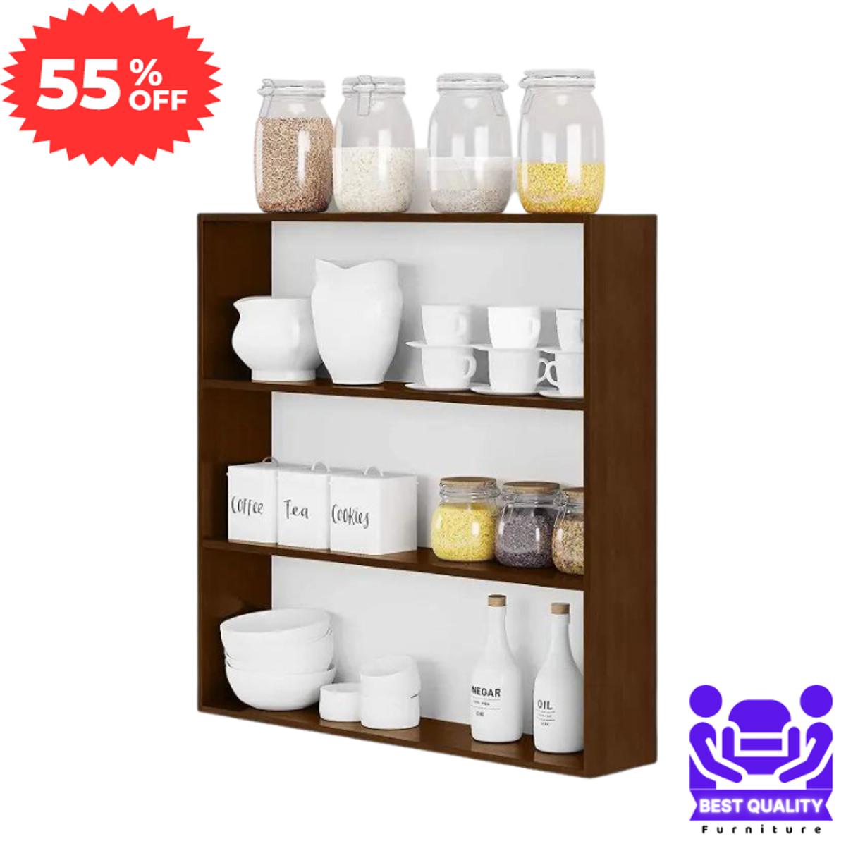 Picture of Best Quality Furniture Kitchen Shelf Racks Wall Shelf Rack For Kitchen Storage Boxes Spice Jars Rack - Minimalistic Sophistication