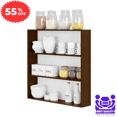 Picture of Best Quality Furniture Kitchen Shelf Racks Wall Shelf Rack For Kitchen Storage Boxes Spice Jars Rack - Minimalistic Sophistication