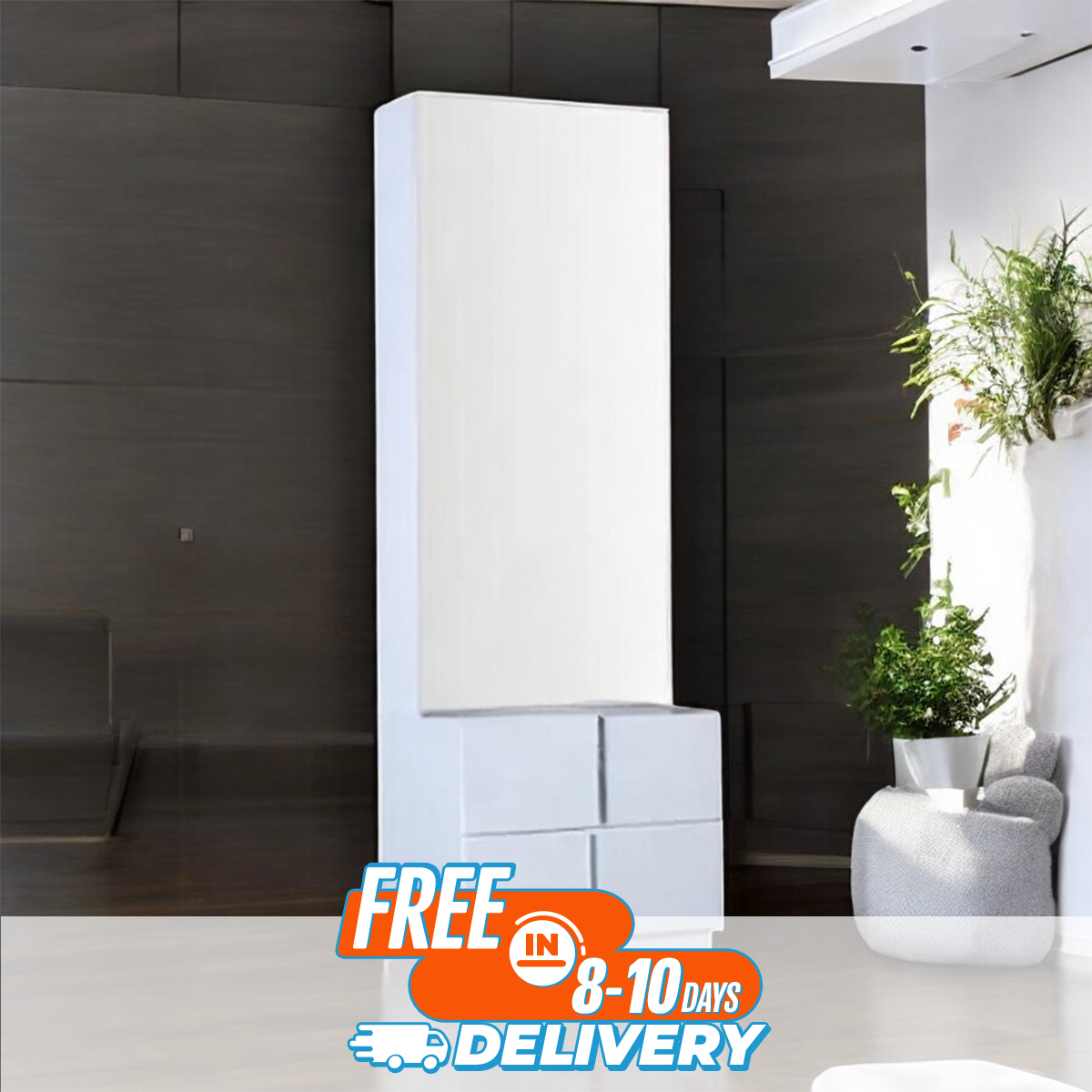 Picture of Nifty Niche - Modern Home Furniture Vanity Dressing Table with Drawers | Inner shelves Storage - Furniture & Decor- Delights