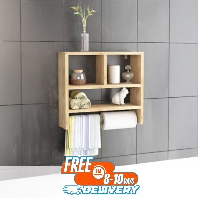 Picture of Stylish Addition - Best Quality Furniture Towel Rack and Bathroom shelf | Multipurpose Wall Mounted Shelves Storage - Modern - Choice Expression