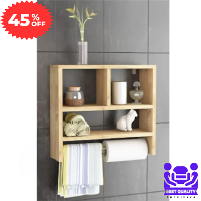 Picture of Stylish Addition - Best Quality Furniture Towel Rack and Bathroom shelf | Multipurpose Wall Mounted Shelves Storage - Modern - Choice Expression