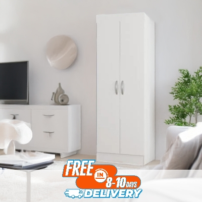 Picture of Progressive - Modern 2 Doors Almirah with Inner Storage Shelves by Best Quality Furniture - Furniture & Decor - Modern and Trendy