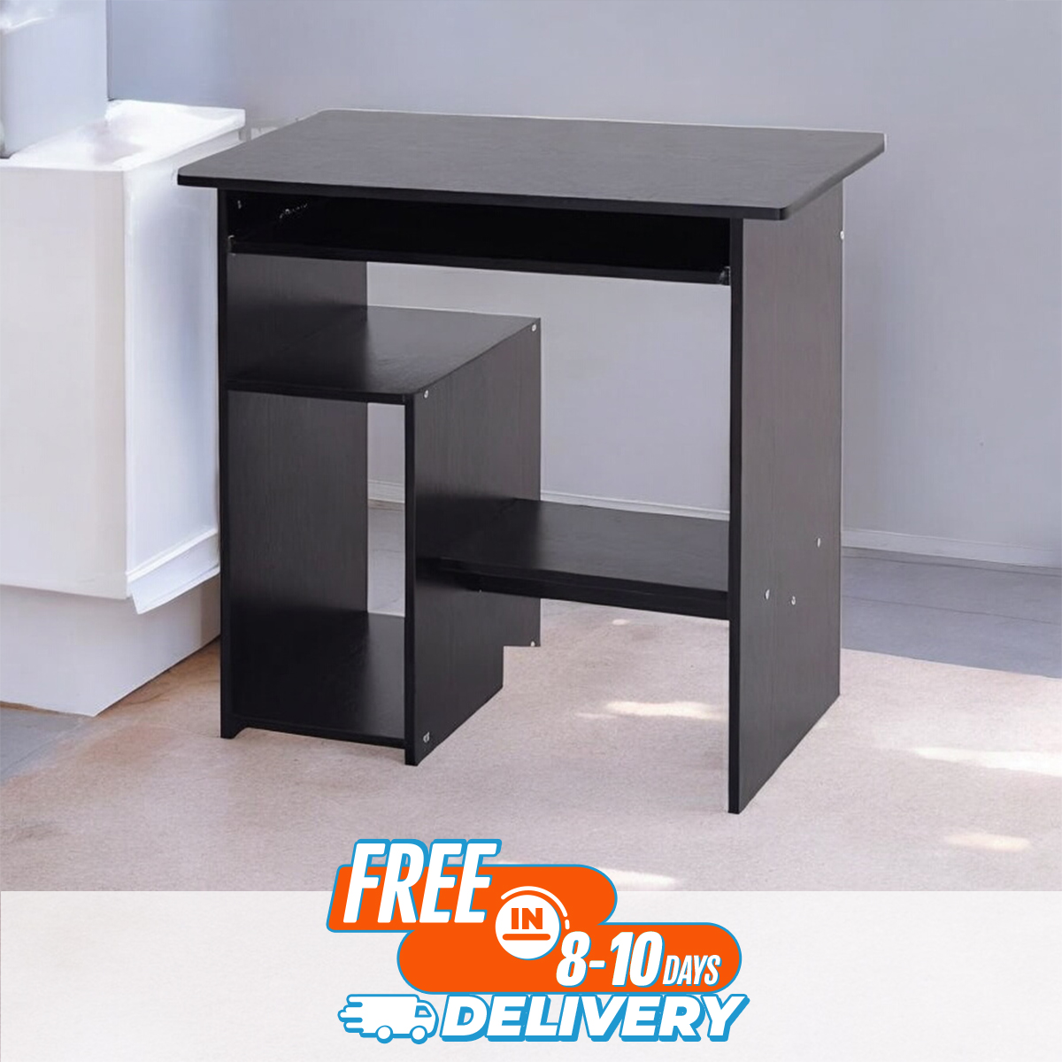Picture of Computer Table / Multi Compartment for Work From Home PC Table / Laptop Table - Best Quality Furniture - Minimalistic Sophistication