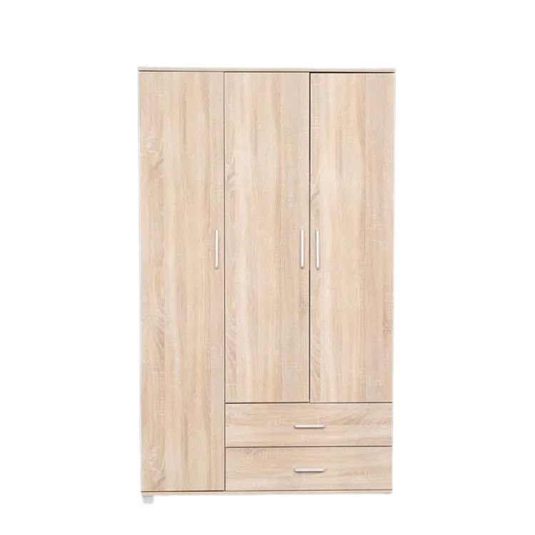 Picture of Avant-garde - High Quality 3 Door Almirah / Wardrobe with Drawer, Shelves & Hanging Space for Clothes Wooden Utility Cupboard